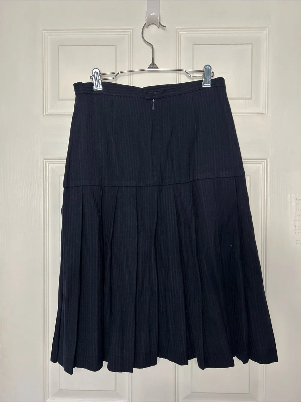 Christian Dior Vintage Striped Blazer Skirt Set